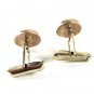 Taxco Sterling Silver Round Cufflinks By TF-26 Mexico 32216