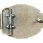 Silver Tone Long Lake Project Solid Pewter Belt Buckle Unbranded 121615