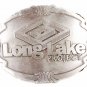 Silver Tone Long Lake Project Solid Pewter Belt Buckle Unbranded 121615