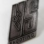 Vintage Silvertone US Shooting Belt Buckle Unbranded 5416