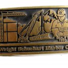 Handmade Wright Schuchart Harbor Co Brass Belt Buckle by Anacortes