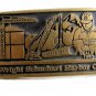 Handmade Wright Schuchart Harbor Co Brass Belt Buckle by Anacortes