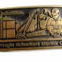 Handmade Wright Schuchart Harbor Co Brass Belt Buckle by Anacortes