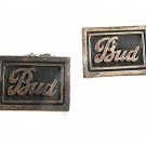 1940's-50's Sterling Silver BUD Cufflinks Patent No. 2472958 111616