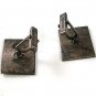 1940's-50's Sterling Silver BUD Cufflinks Patent No. 2472958 111616