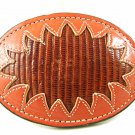 Western Cowboy Cowgirl Leather Belt Buckle New Old Store Stock 83116