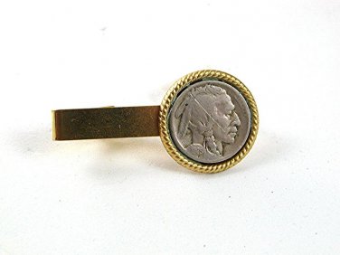 1925 Indian Head Nickel Tie Clasp 9917