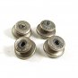 Deco Silvertone White Green Snap Link Cufflinks EVERSNAP R.CO.N.Y. 4717