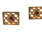 Vintage Goldtone Lions International Cufflinks By SWANK 42716