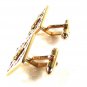 Vintage Goldtone Lions International Cufflinks By SWANK 42716