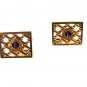 Vintage Goldtone Lions International Cufflinks By SWANK 42716