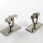 Vintage Sterling Silver Triangle Cufflinks By S In Shield 21617