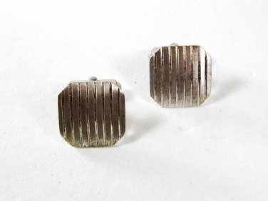 Art Deco Sterling Silver Dress Cufflinks By ANSON 51816