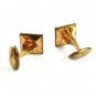 1940's - 60's Goldtone & Blue Cufflinks 81217