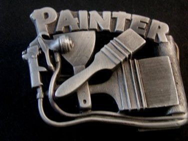 1992 Painter Belt Buckle by The Great American Buckle Co.