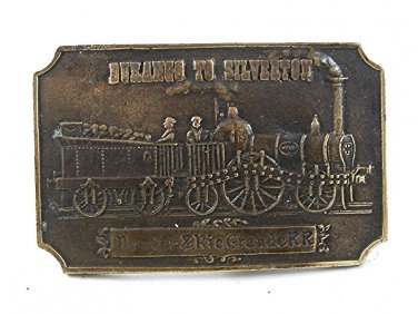 Durango To Silvertone Denver & Rio Grande RR Belt Buckle 111016