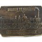 Durango To Silvertone Denver & Rio Grande RR Belt Buckle 111016
