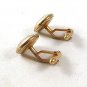 Vintage Gold Tone & Opalescent Cufflinks By SWANK 102516