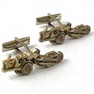 Vintage Road Grader Cufflinks Michigan on Side By MERCURY 11017