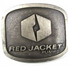 Vintage Red Jacket Pumps Belt Buckle 81016