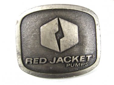 Vintage Red Jacket Pumps Belt Buckle 81016