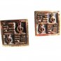 Vintage Musical Notes Plafina Sterling Silver Cufflinks Unbranded 12615