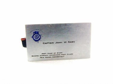 Capt Sabo Governors Foot Guard Connecticut Tie Clasp Unbranded 41116