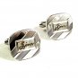 Vintage Silvertone Monogrammed JIM Cufflnks By SPEIDEL USA 92017