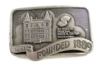 St. Francis Regional Medical Center Founded 1889 Belt Buckle 10232013