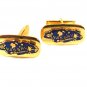 Goldtone & Blue NASSAU IS. New Providence Cufflinks Unbranded 31116