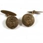 Vintage Copper Colored Junior Sheriff Badges Cufflinks Buttons Unbranded 52116