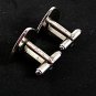 Vintage Sterling Silver Triangular Cufflnks By TOWNE 92517