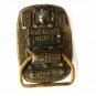 1983 Deer Brass Belt Buckle By MM United Made In USA 102615