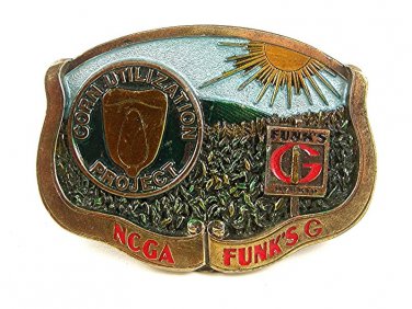National Corn Utilization project NCGA Funk's Hybrid Belt Buckle By GABC 51217