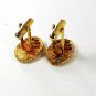 Goldtone & Black Dressy Cufflinks Unbranded 41216