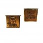 Vintage Gold Tone To A Key Executive Cufflinks Unbranded 7116