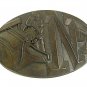Vintage NF Heavy Equipment / Machinery Brass Buckle 41817