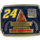 1998 3 Time Winston Cup Champion JEFF GORDON Belt Buckle 91316