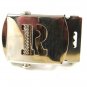 Military / Army Clamp Style Initial / Letter R Belt Buckle 9616