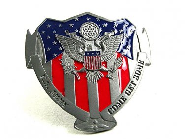2007 U.S. ARMY Come Get Some American Eagle  Belt Buckle 101117