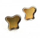 Vintage Goldtone Silvertone Cufflinks By S In a Shield 81017