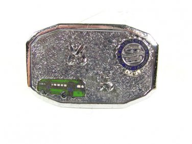 Deco MR A.F.L. Transit Bus Belt Buckle By HOOK FAST 52416