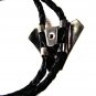 Silver Tone Gold Tone American Eagle Bolo Leather Cord Unbranded 121515