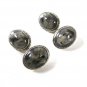 Vintage Silver & Moss Agate Cufflinks By ACADIA 51916