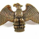 Vintage America Flag Topper Brass & Leather Eagle Unbranded 6116