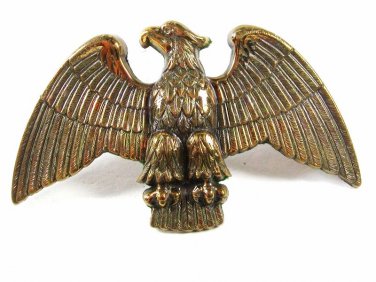 Vintage America Flag Topper Brass & Leather Eagle Unbranded 6116