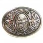 Western Cowgirl Silvertone Saddle Belt Buckle by AVON 8315