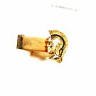 1950's - 60's Tiny Greek Warrior Goldtone Tie Clasp by HICKOK USA 101615