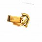1950's - 60's Tiny Greek Warrior Goldtone Tie Clasp by HICKOK USA 101615