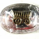 Silvertone Kids Connestoga Wagon Belt Buckle Unbranded 5416